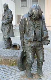 Kaspar Hauser Denkmal in Ansbach