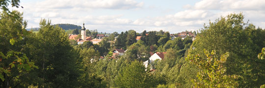 Blick auf Grafenau
