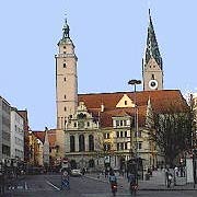 Ingolstadt Rathaus und St. Moritz