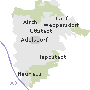 Orte im Gebiet der Gemeinde Adelsdorf