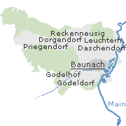 Orte im Stadtgebiet von Baunach in Oberfranken