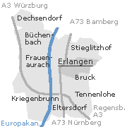 Erlangen Stadtteile