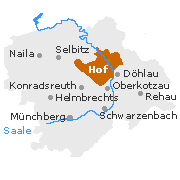 Hof Stadt im Oberfränkischen Vogtland