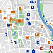Kempten Innenstadt Plan