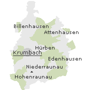 Orte im Stadtgebiet von Krumbach in Schwaben