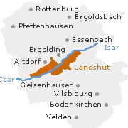 Landshut Kreis  in Niederbayern