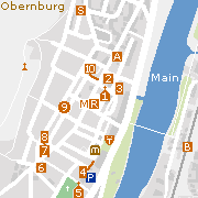 Markantes und Sehenswertes in der Innenstadt von Obernburg am Main