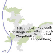 Orte im Stadtgebiet von Schillingsfürst
