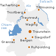 Traunstein Kreis in Oberbayern