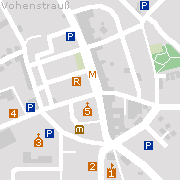 Markantes und Sehenswertes in der Innenstadt von Vohenstrauß in der Oberpfalz