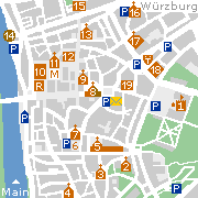 Sehenswertes und Markantes in der Innenstadt von Würzburg, Unterfranken