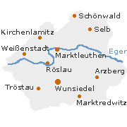 Wunsiedel Kreis in Oberfranken, Bundesland Bayern