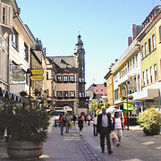 am Markt von Schweinfurt