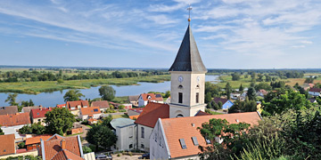 Lebus vom Schlossberg beschaut