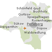 Orte im Stadtgebiet von Perleberg