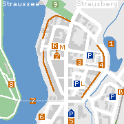 Sehenswürdigkeiten in der Innenstadt vom Strausberg