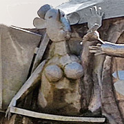 Detail des sagenhaften Brunnens