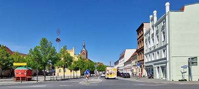 Markplatz der Stadt Peitz