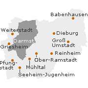 Darmstadt Dieburg Kreis in Hessen