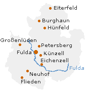 einige Städte in Kreis Fulda