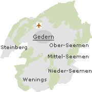 Orte im Stadtgebiet von Gedern