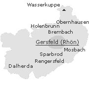 Gersfeld, Ortsteile