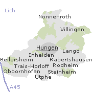 Orte im Stadtgebiet von Hungen