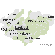 Orte im Gebiet der Stadt Laubach Hess