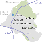 Orte im Stadtgebiet von Linden