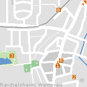 Sehenswertes und Markantes in der Innenstadt von Reichelsheim (Wetterau)