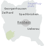 Stadtgebiet von Reinheim im Odenwald