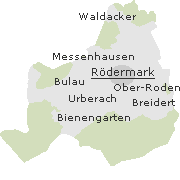 Orte im Stadtgebiet von Rödermark
