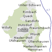 Orte im Stadtgebiet von Schlitz