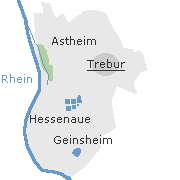 Orte im Gemeindegebiet von Trebur