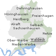 Ortsteile von Waldeck am Edersee