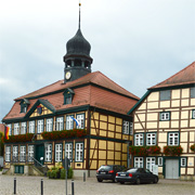 schönes Rathaus von Grabow