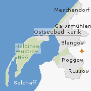 Lage einiger Ortsteile von Ostseebad Rerik
