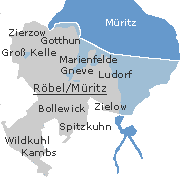 Orte im Stadtgebiet von Röbel