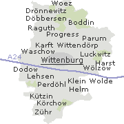 Orte im Stadtgebiet von Wittenburg