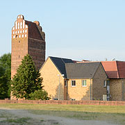 Fangelturm, mittelalterliche Stadtbefestigung von Malchin