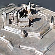 öffentliches Modell der einstigen Festung Delmenhorst