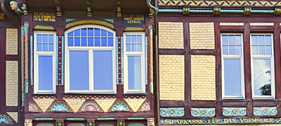 Burgwedel Sparkasse mit hist. Fachwerkfassade