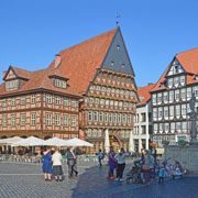 Hildesheim, Markt mit Knochenhaueramtshaus