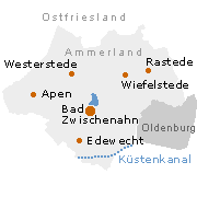 Ammerland Kreis in Niedersachsen