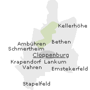 Orte im Stadtgebiet von Cloppenburg