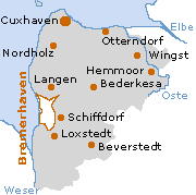 Cuxhaven Kreis in Niedersachsen