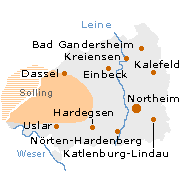 Northeim Kreis in Niedersachsen