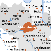 Umgebung von Oldenburg in Niedersachsen
