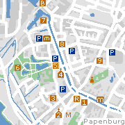 sehenswerte Innenstadt von Papenburg an der Ems