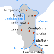 Wesermarsch Kreis in Niedersachsen